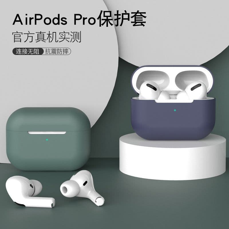 image-Airpods Pro 3rd Gen Silicone Sleeve - Lavender Grey