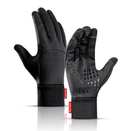 image-Windproof Waterproof Touch Screen Gloves Black XL