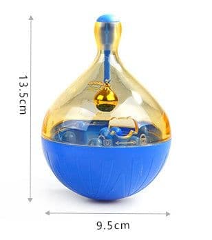 image-Interactive Cat IQ Treat Ball Toy Smarter Pet Toys Food Ball Food Dispenser For Cats Playing Training