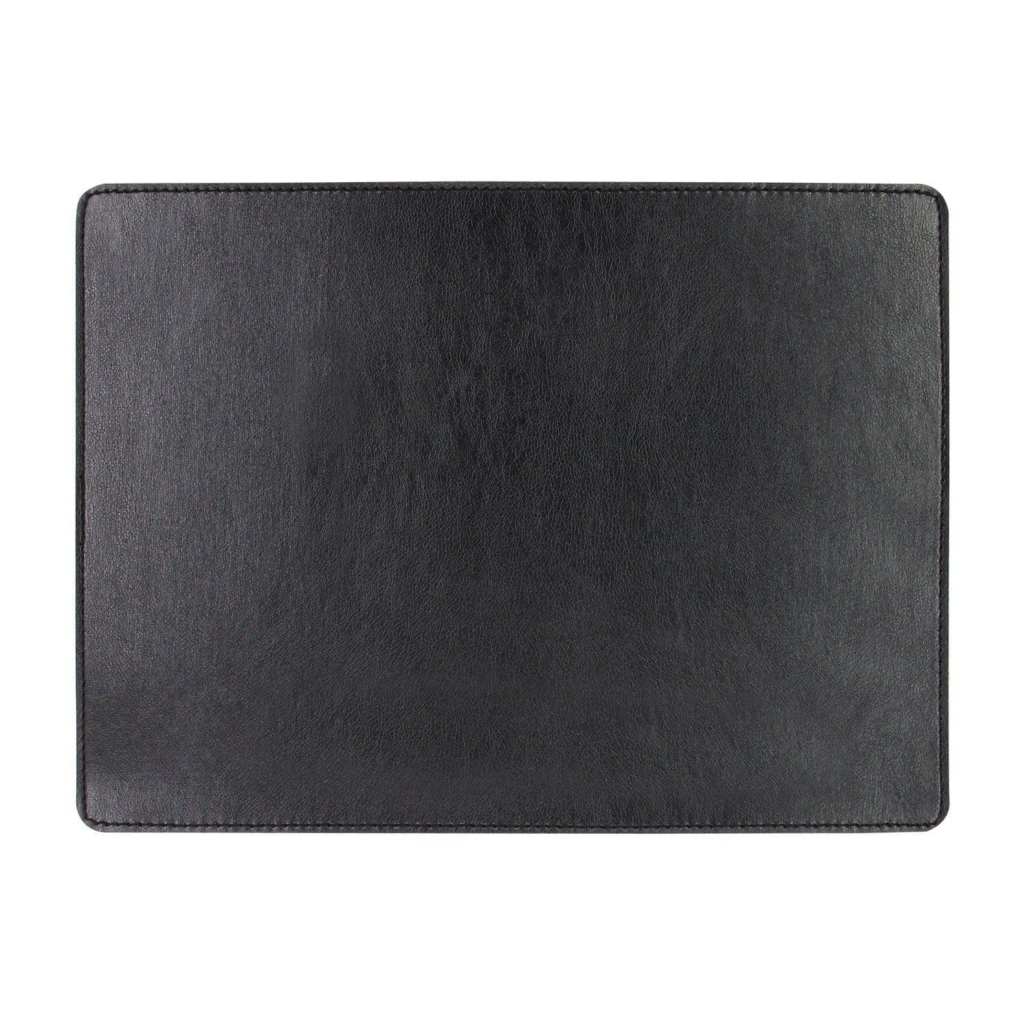 image-Leather Mouse Pad - Brown 20x20cm PU Non-Slip