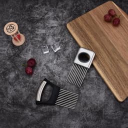 image-Stainless Steel Onion Cutting Needle Kitchen Gadget Set Direct From Factory
