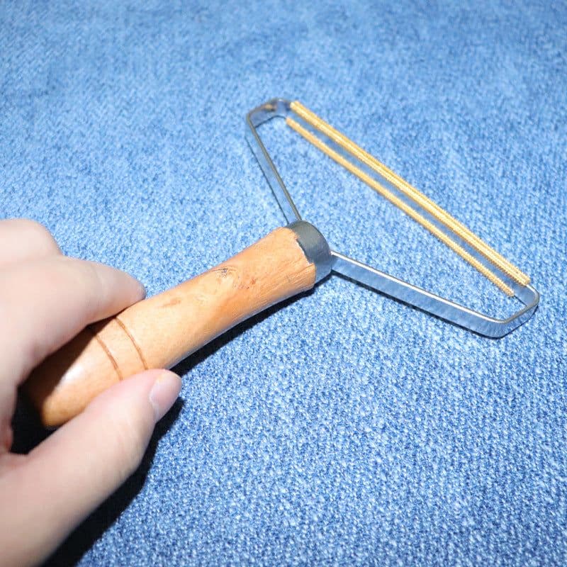 image-Special clothes for dry cleaners, manual stripper, depilatory, cashmere sweater, double-blade brush, artifact, cross-border