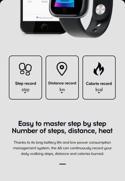 image-Y68 Smart Bracelet - Heart Rate Blood Pressure Silver