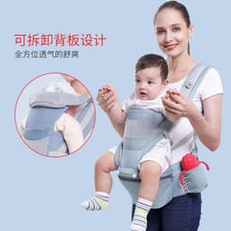 image-Care Four Seasons Baby Sling - Denim Blue, 25kg Capacity