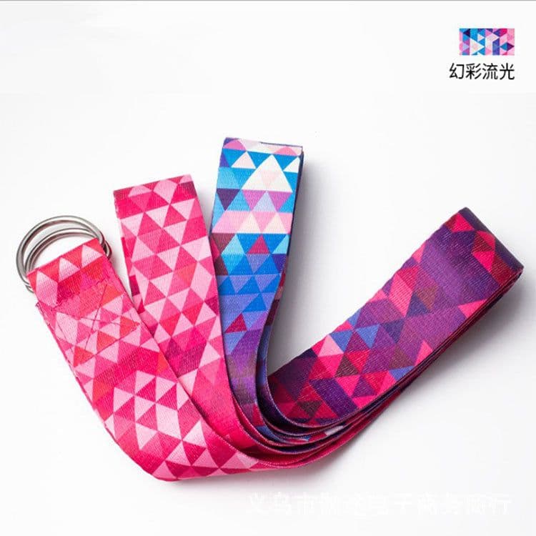 image-Vibration Color Yoga Stretch Band - Fitness Resistance Loop Hip Shaper