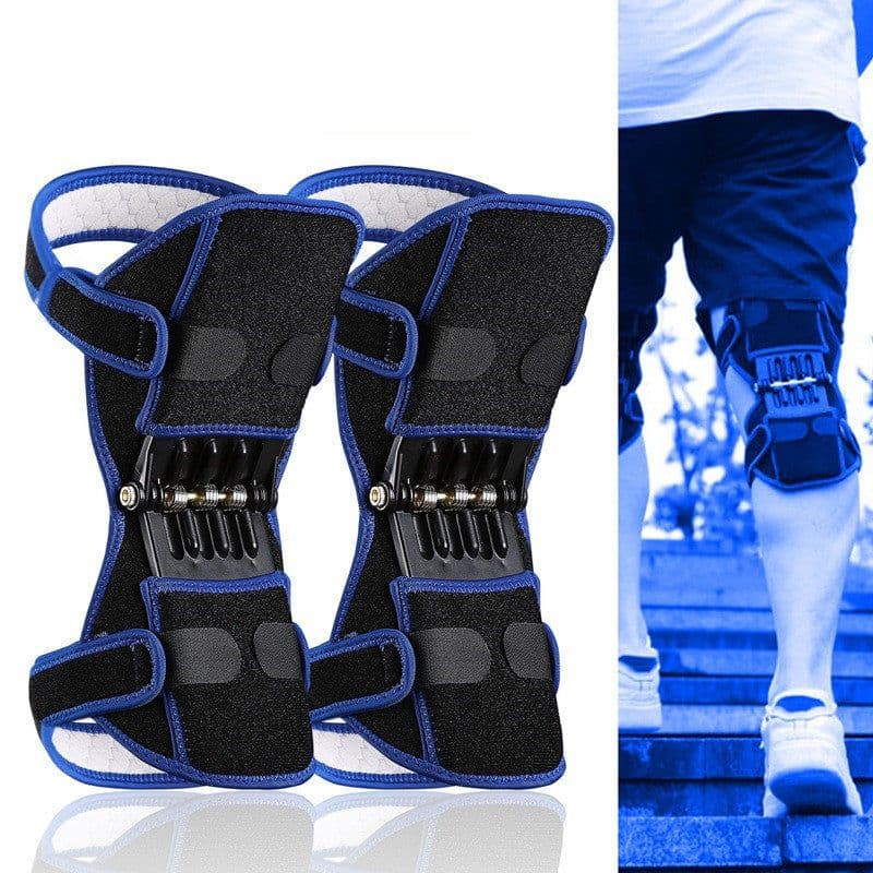image-High Quality Knee Brace Patella Booster Spring Knee Brace Support For Mountaineering Squat Sports Knee Booster