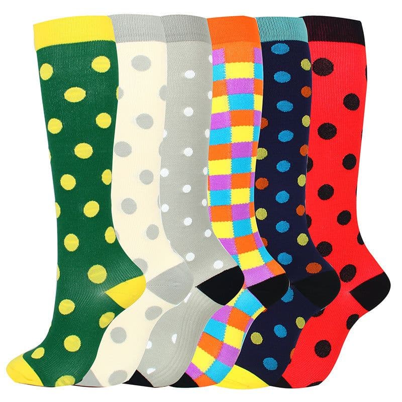 image-Cross-border leisure outdoor sports compression socks Amazon sports stockings elastic socks wholesale