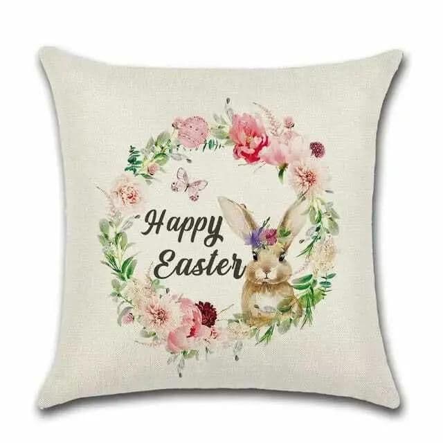 image-Cushion Cover Easter - Wreath