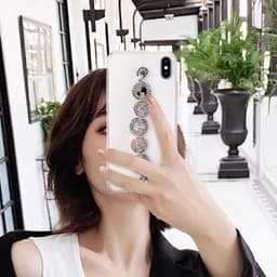 image-Bracelet for Apple iPhone XS Max Rhinestone Transparent 11P