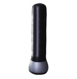 image-Vertical PVC Inflatable Boxing Punching Bag - 0.8kg, 1.6m Black/Red/Yellow