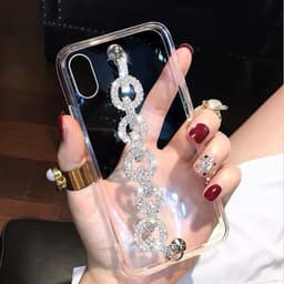 image-Bracelet for Apple iPhone XS Max Rhinestone Transparent 11P