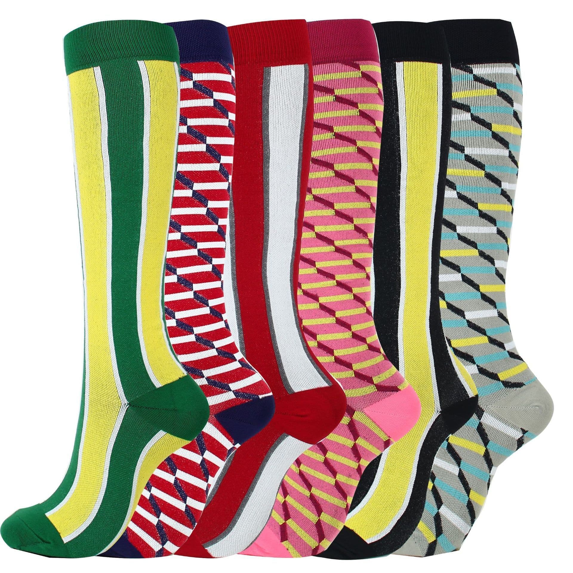 image-Cross-border leisure outdoor sports compression socks Amazon sports stockings elastic socks wholesale
