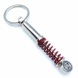 image-Creative Metal Car Key Chain - Turbo Gear Design