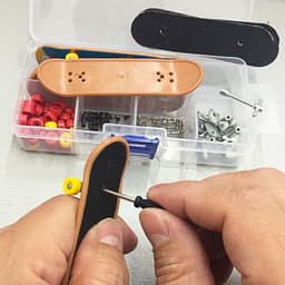 image-Finger Skateboard DIY Toy Set - Plastic Combination Tool - Teens (7-14)