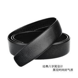 image-New Men's Belt Black Sports Car Automatic Buckle Casual Belt Fashion Wrapped Scratch Resistant Belt Douyin