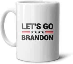 image-Let's Go Brandon Ceramic Coffee Mark Cup Tea Water Cup English