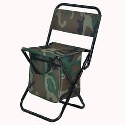 image-Portable Folding Camping Chair - Camouflage