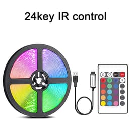 image-Led Strip Lights with 44 Key Remote Control 1m 5m 10m 20m RGB Tape Led Wall Room for Home Bedroom Party Decor TV Backlight