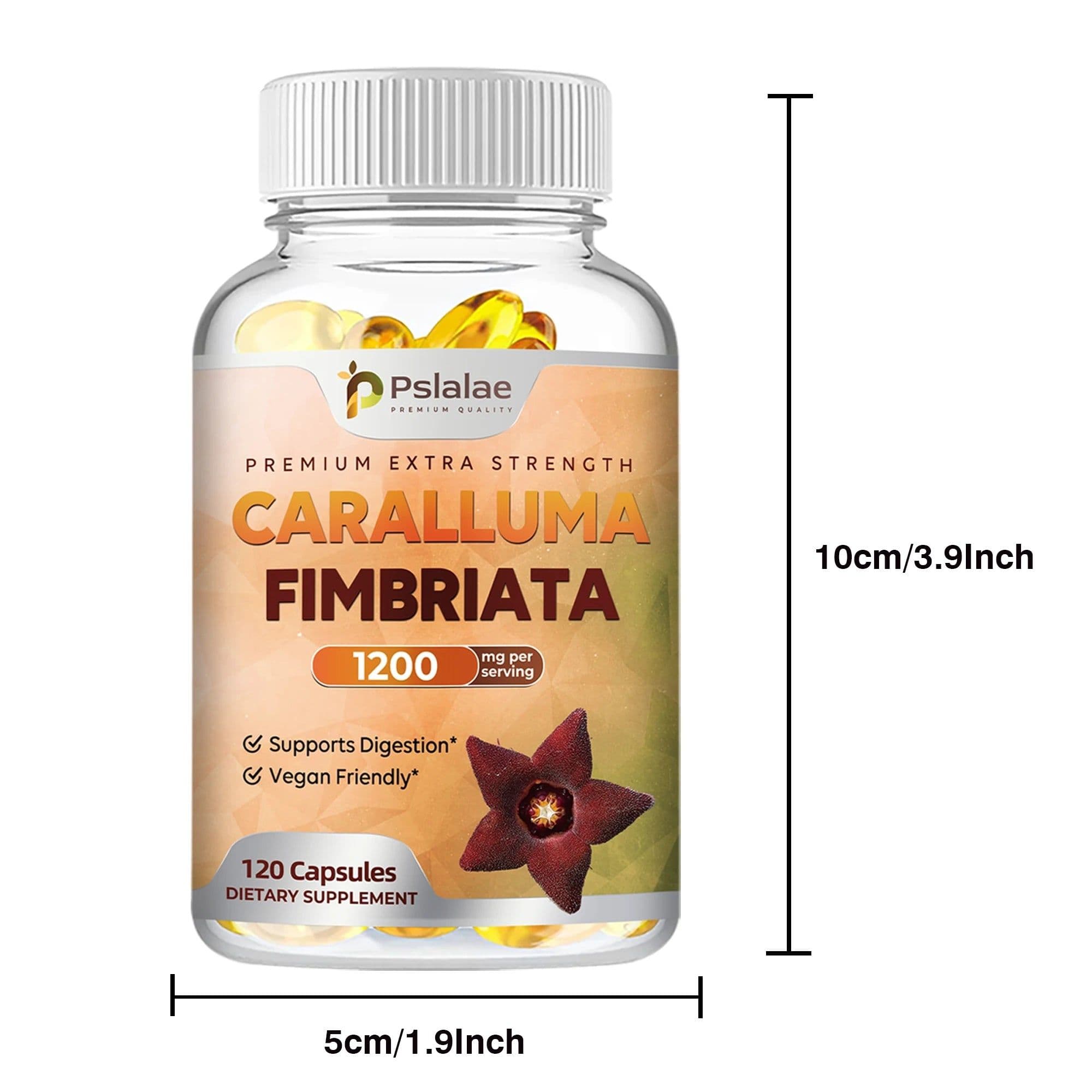 image-Caralluma Fimbriata Capsules - Improves Endurance, Improves Concentration, Boosts Metabolism, Immune Support - 120 Capsules