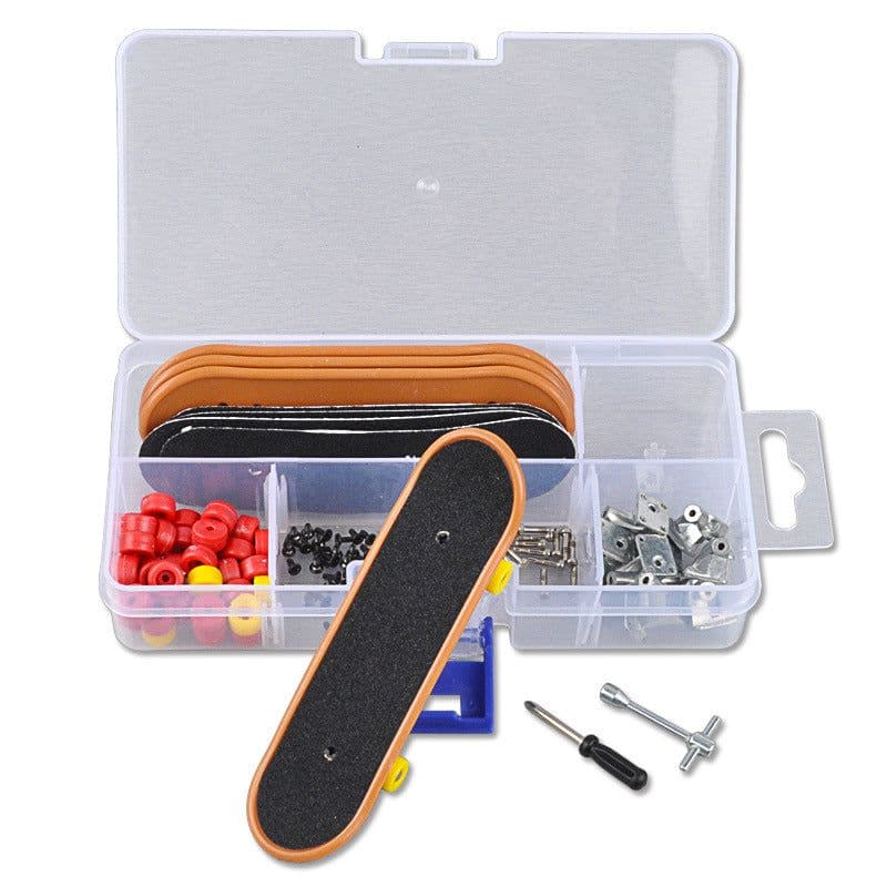 image-Finger Skateboard DIY Toy Set - Plastic Combination Tool - Teens (7-14)