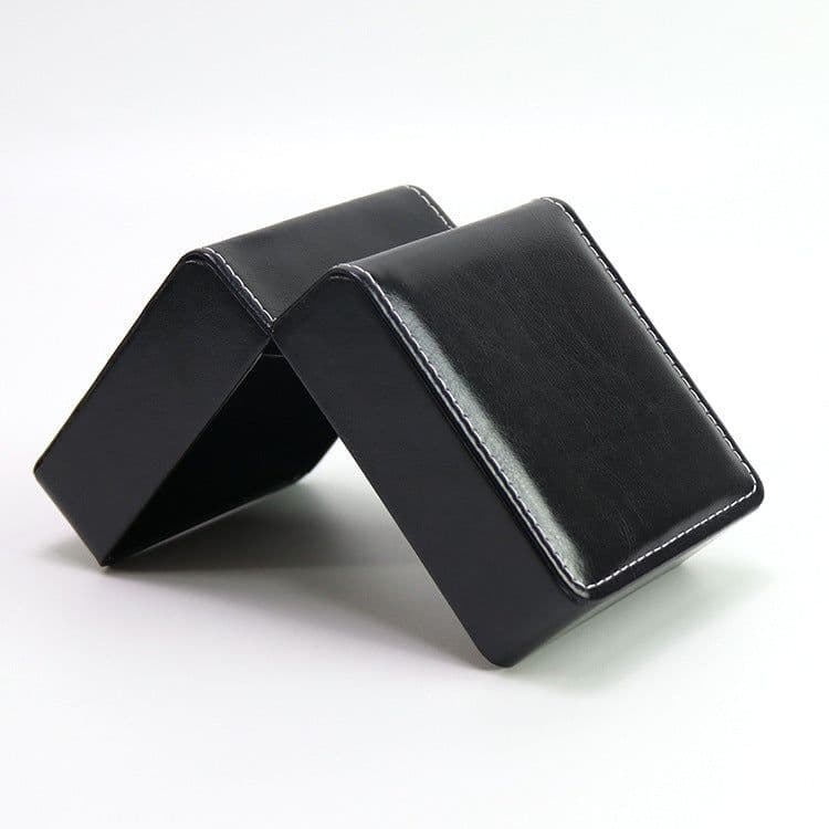 image-Manufacturer spot wholesale watch box flip cover PU leather watch box watch jewelry storage box watch packaging box gift box