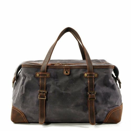 image-High Quality Large Canvas Outdoor Fitness Duffel Bag