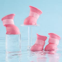 image-Dog Rain Boots 4Pcs Pet Dog Puppy Warm Waterproof Silicone Non-Slip Rain Boots Footwear Shoes Dog Cat Pet Toy Dog Rain Boots Dog Rain Shoes, Cat Rain Boots, Waterproof Foot Cover, Soft Bottom Shoes