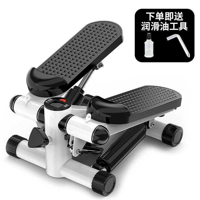 image-Handrail stepper home hydraulic stepper indoor climbing jogging pedal machine fitness equipment 5 colors optional