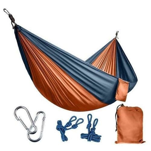 image-High Quality Portable Nylon Outdoor Backpacking Hammock