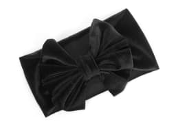 image-Yunsen Bow Headband - Gold Velvet Rose Red
