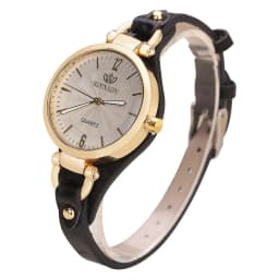 image-explosive quartz watch ladies leather thin strap pure color fashion women's gift watch women one piece dropshipping