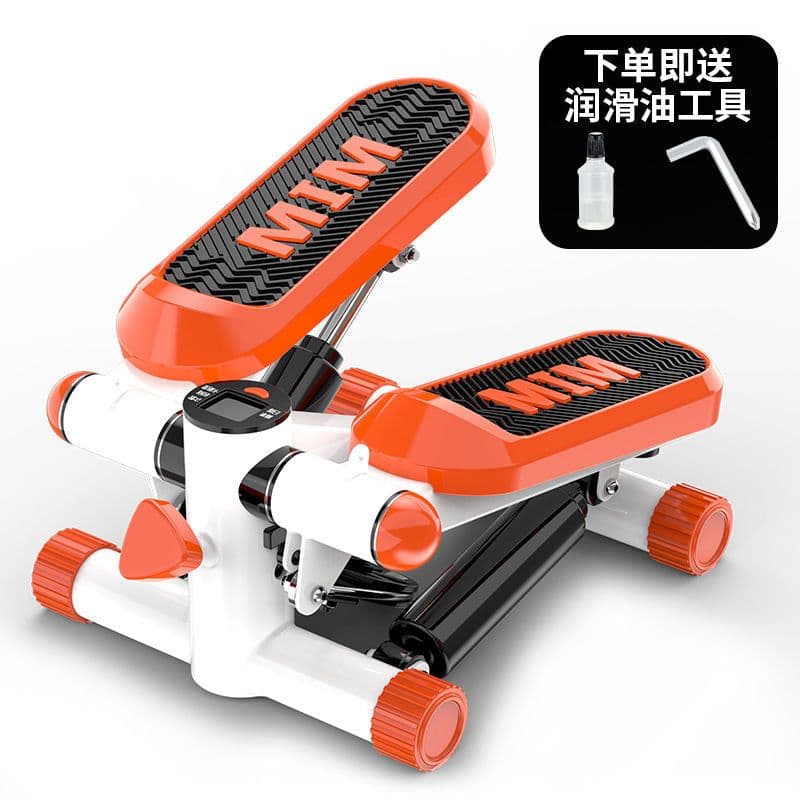 image-Handrail stepper home hydraulic stepper indoor climbing jogging pedal machine fitness equipment 5 colors optional
