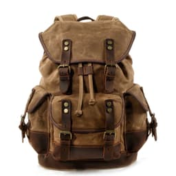 image-High Quality Canvas Stitching Mountaineering Backpack