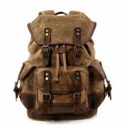 image-High Quality Canvas Stitching Mountaineering Backpack