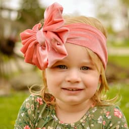 image-Yunsen Bow Headband - Gold Velvet Rose Red