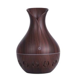 image-New Hollow-out Wood Grain Mini Ultrasonic Humidifier 130ml USB