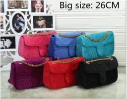 image-High quality Marmont velvet bags handbags women famous brands shoulder