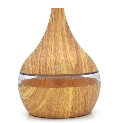 image-New USB Electric Aroma Diffuser Led Wood Air Humidifier Essential Oil