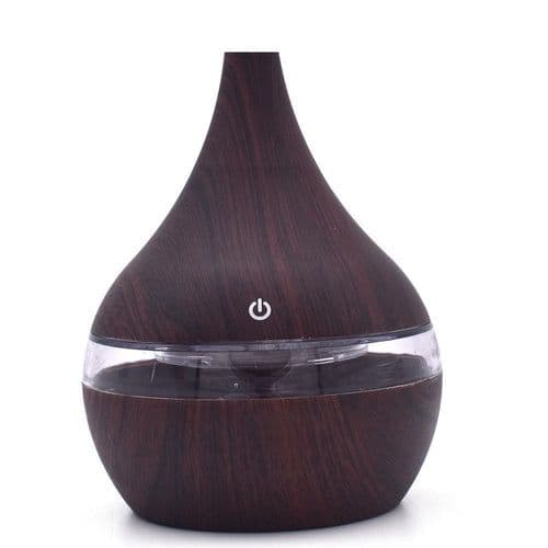 image-New USB Electric Aroma Diffuser Led Wood Air Humidifier Essential Oil