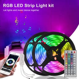 image-16.4ft 32.8ft 50ft 66ft LED Strips 5m 10m 15m 20m RGB 5050 LED Light