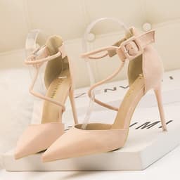 image-9219-75 Wind Sexy Party Summer Womens Shoes Stiletto Heel Suede