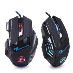 image-Ergonomic Wired Gaming Mouse 7 Button LED 5500 DPI USB Computer Mouse