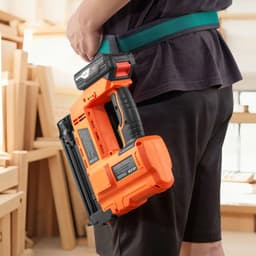 image-VEVOR Cordless Brad Nailer, 18 Gauge, 20V Battery Powered Nail Gun, with 500 pcs Nails, 2.0 Ah Li-ion Battery and Charger, Adjustable Nailing Depth, for Home Improvement, Woodworking, DIY Project