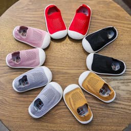 image-Hanny Bear Toddler Shoes - Gray Mesh Low Cut