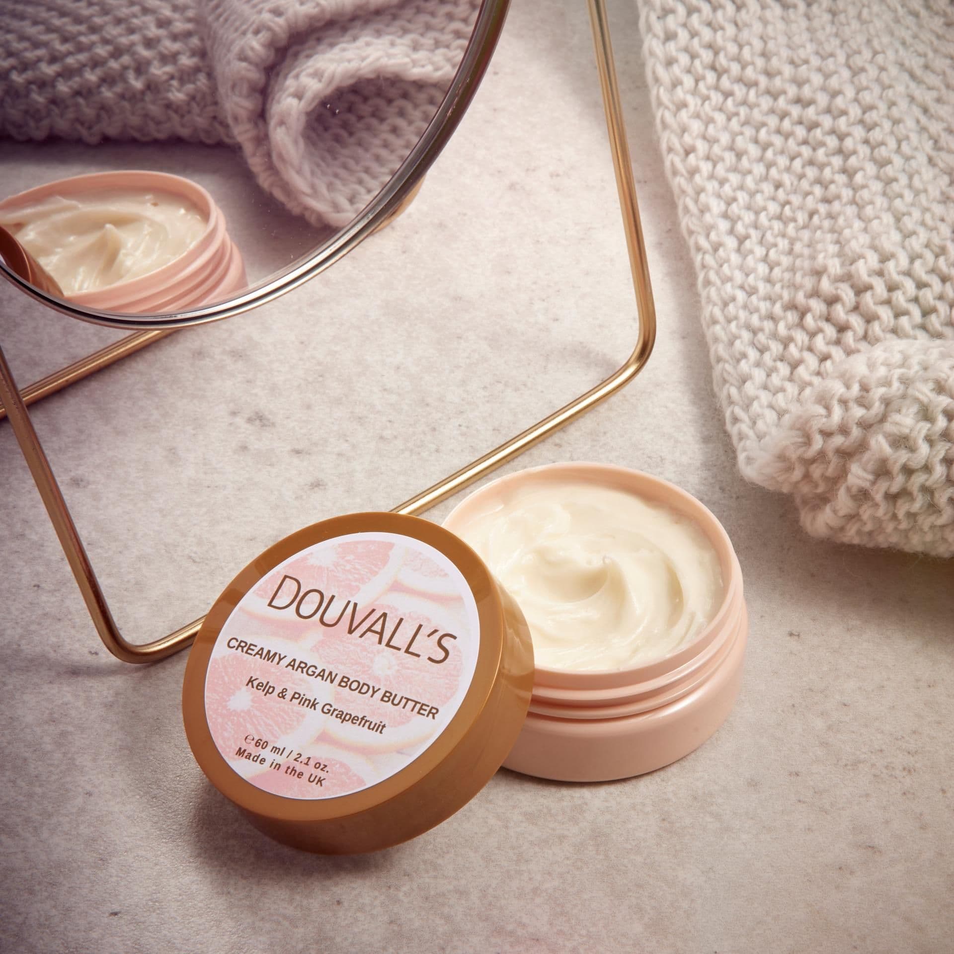 image-Organic Creamy Argan Body Butter 60ml | Luxurious Hydration in Five Scents