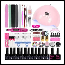 image-EPACK A2F 2020 COSCELIA Full Acrylic Nail Kit With Acrylic Powder Soak