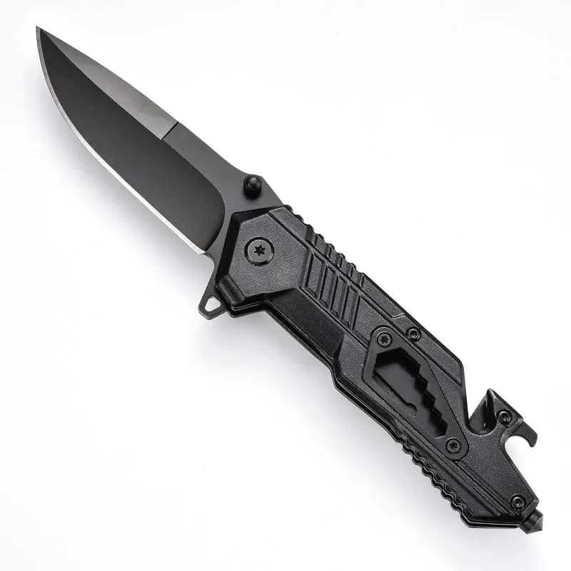 image-Folding Pocket Knife Survival Tactical Knife Stainless Steel Outdoor
