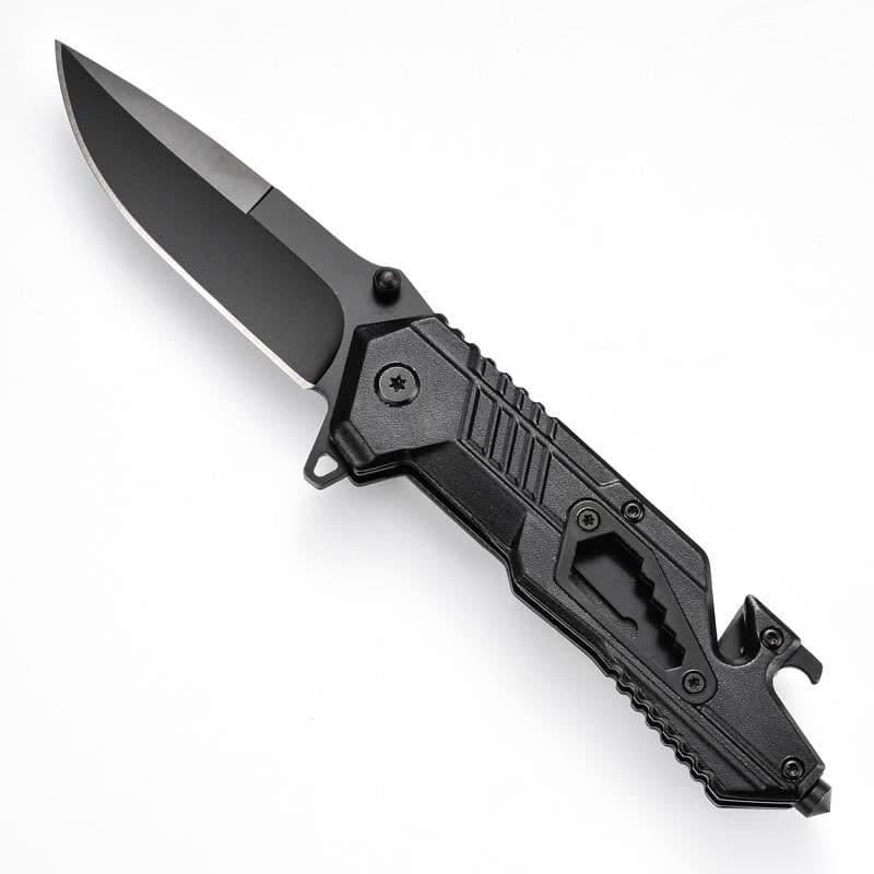 image-Folding Pocket Knife Survival Tactical Knife Stainless Steel Outdoor