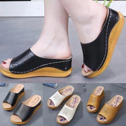 image-shoes woman sandals high heels women sandals flat casual shoes summer