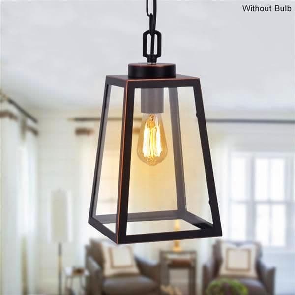image-Hot sale Wide Pressure American Wrought Iron Glass Chandelier E26